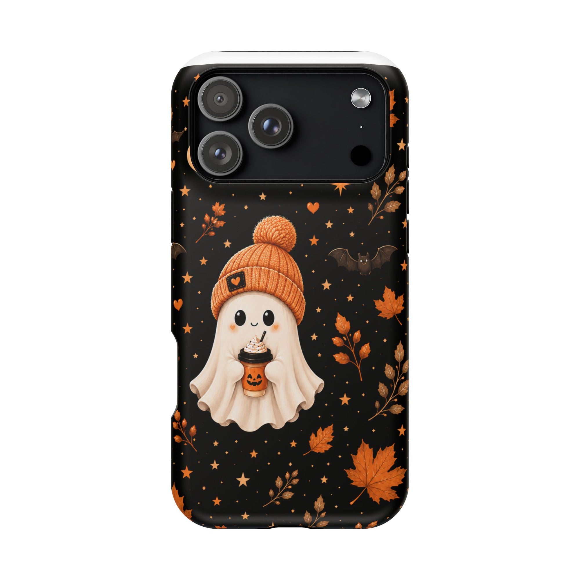 Cute Ghost Halloween Phone Case — Magnetic Impact-Resistant Fall iPhone Case