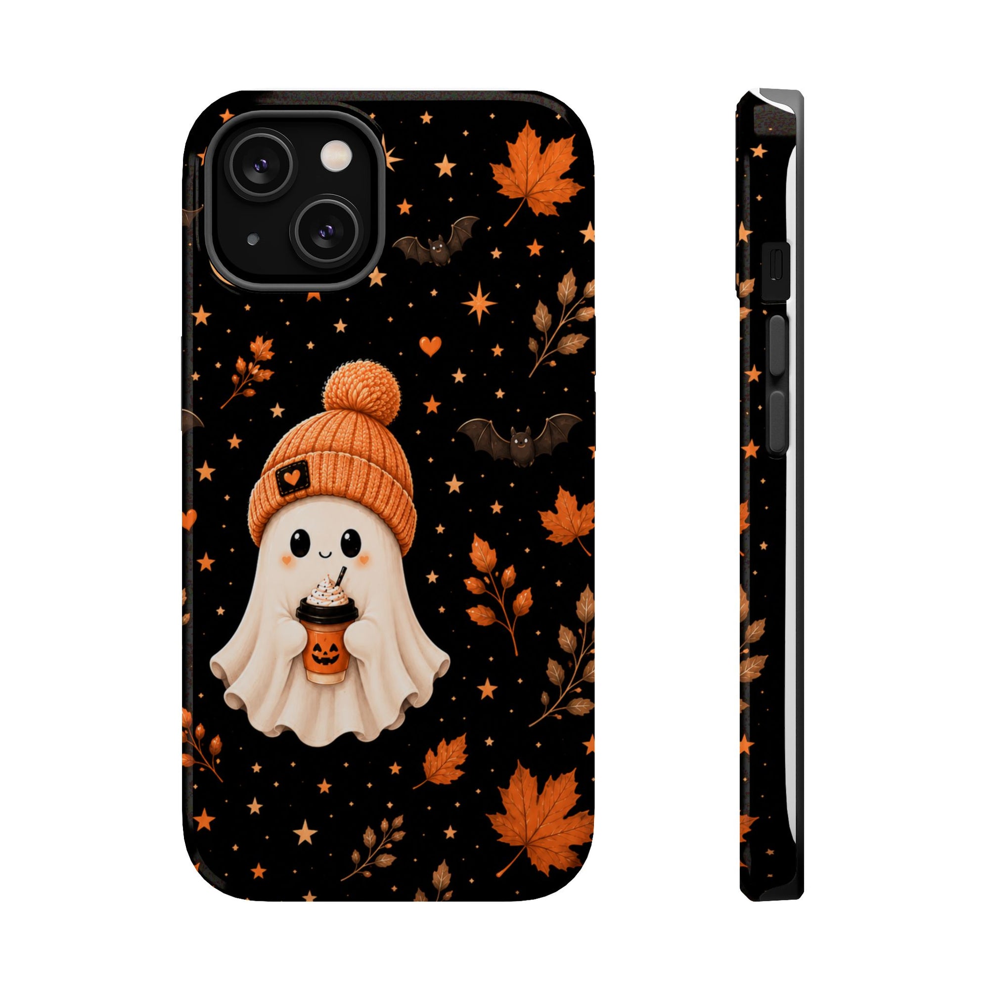 Cute Ghost Halloween Phone Case — Magnetic Impact-Resistant Fall iPhone Case