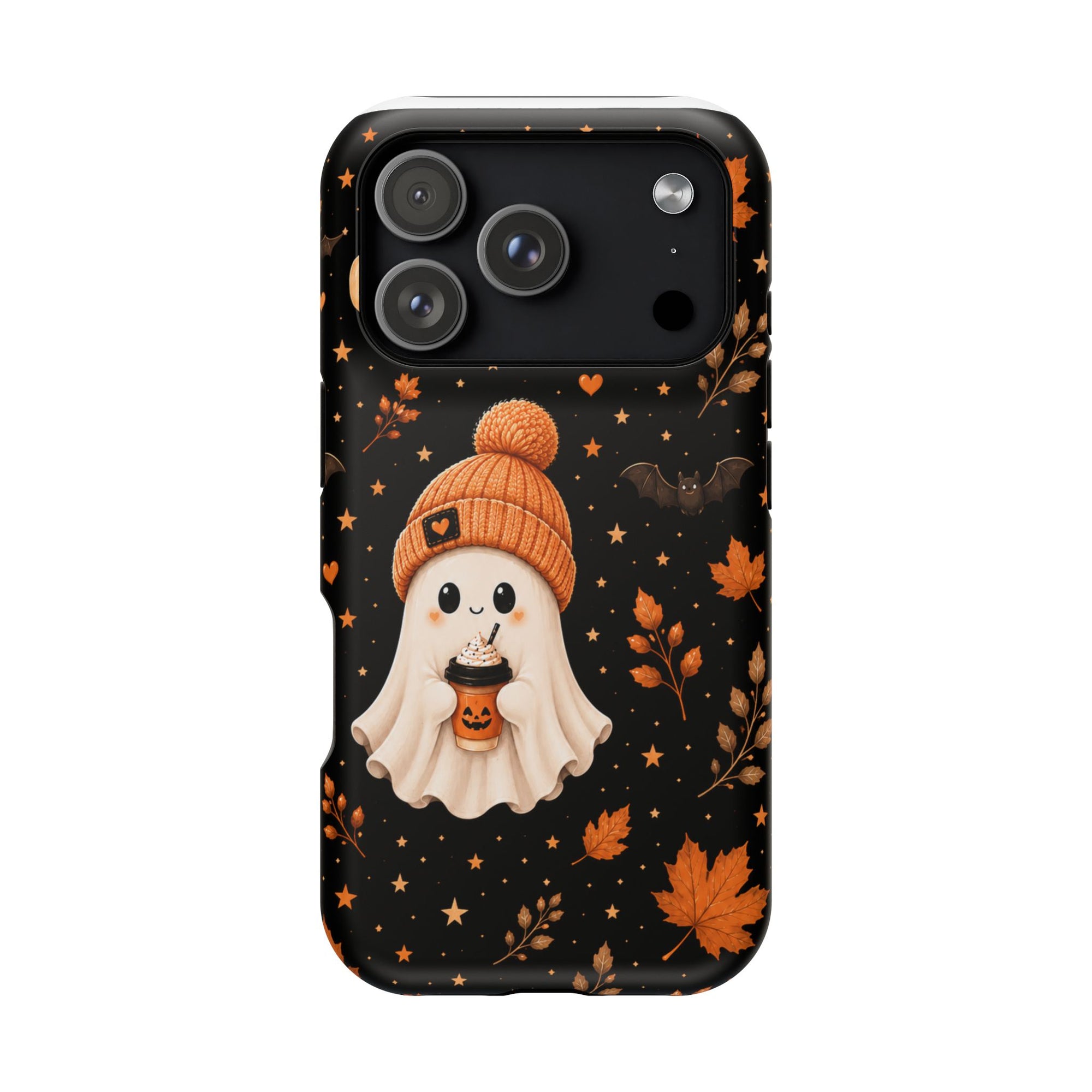 Cute Ghost Halloween Phone Case — Magnetic Impact-Resistant Fall iPhone Case