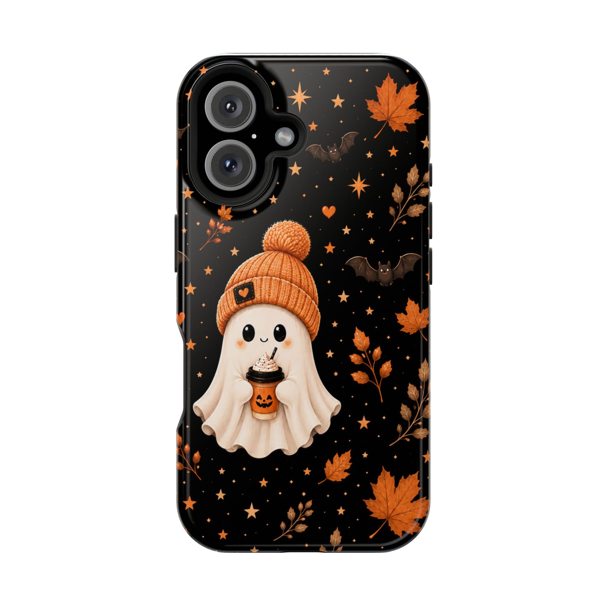 Cute Ghost Halloween Phone Case — Magnetic Impact-Resistant Fall iPhone Case