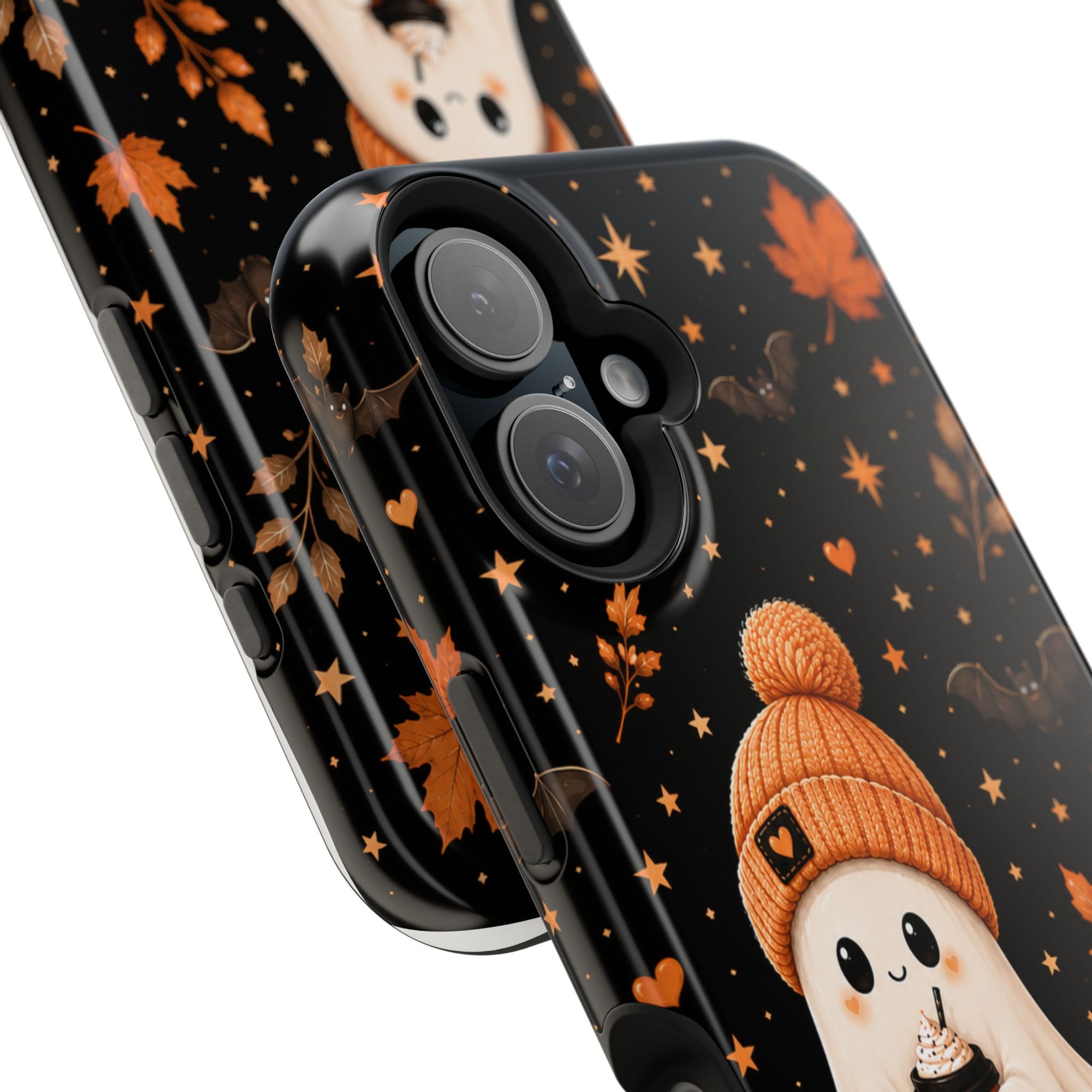 Cute Ghost Halloween Phone Case — Magnetic Impact-Resistant Fall iPhone Case