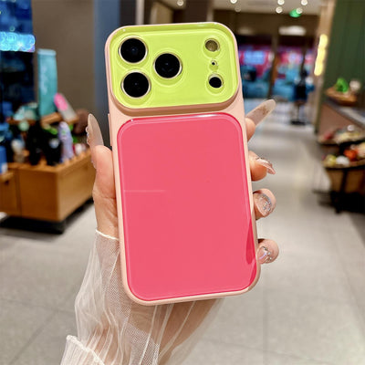 Candy Contrast Full Lens Protective Phone Case for iPhone 14,15,16 & 17 Series