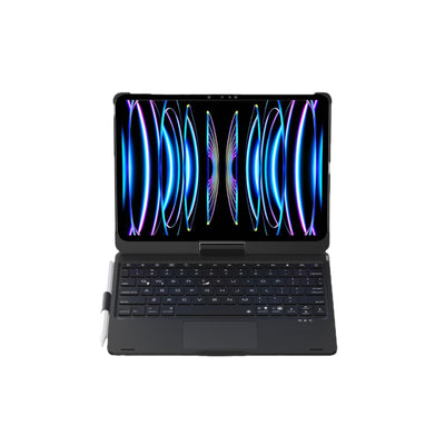 Premium Rotating Bluetooth Keyboard Case with Backlit Keys for iPad