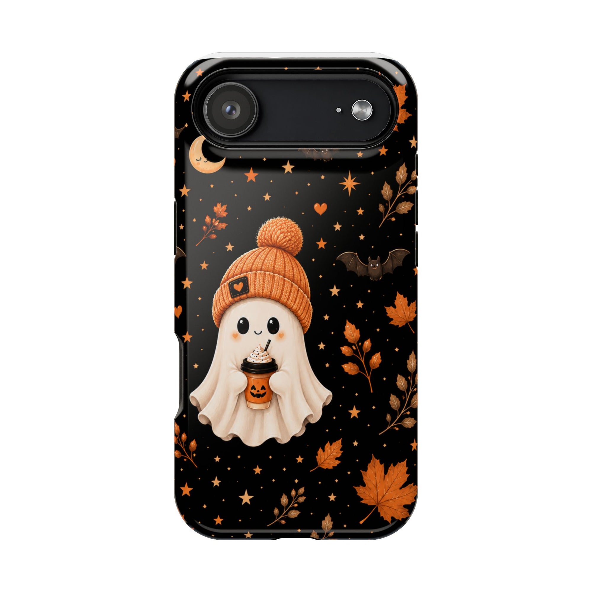Cute Ghost Halloween Phone Case — Magnetic Impact-Resistant Fall iPhone Case