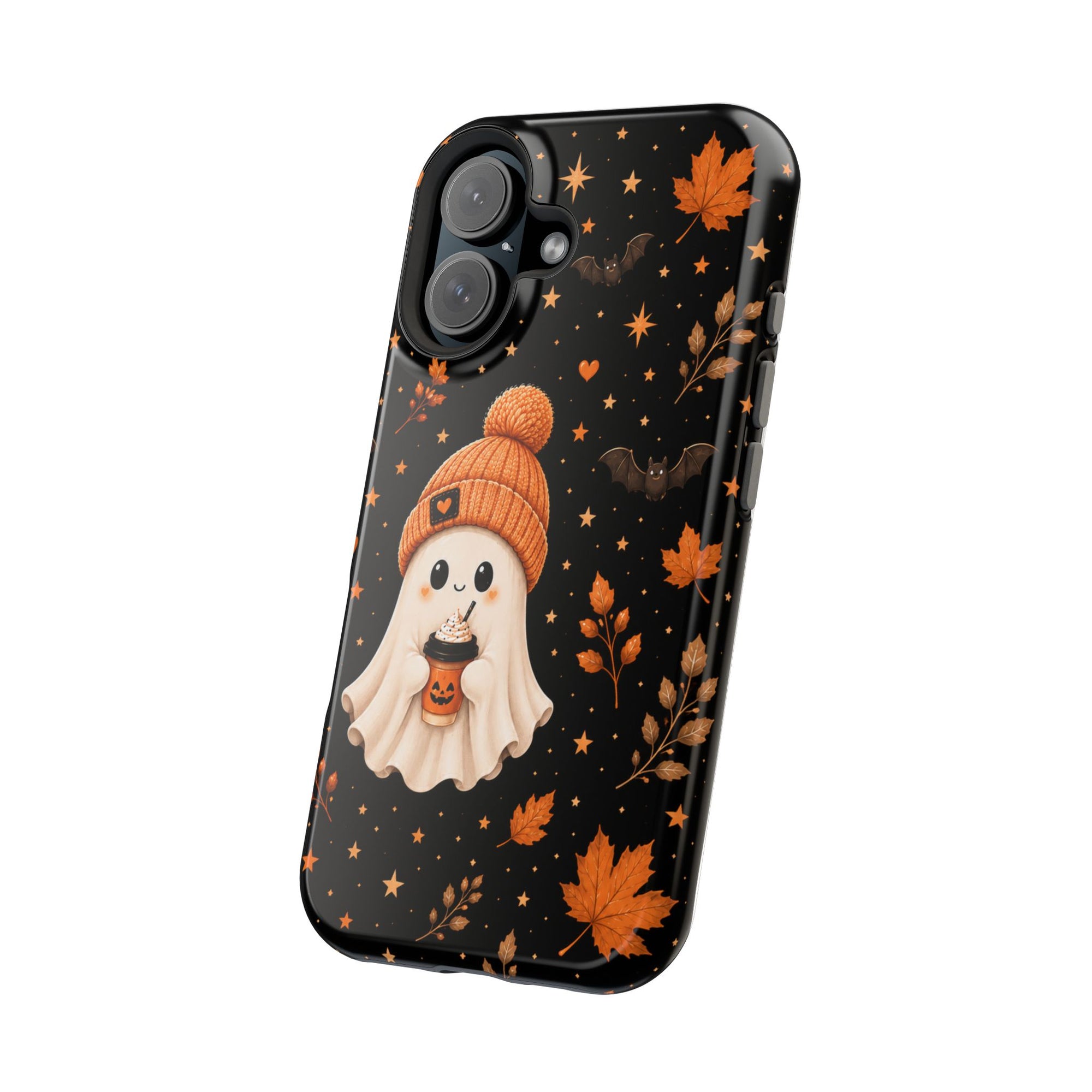Cute Ghost Halloween Phone Case — Magnetic Impact-Resistant Fall iPhone Case