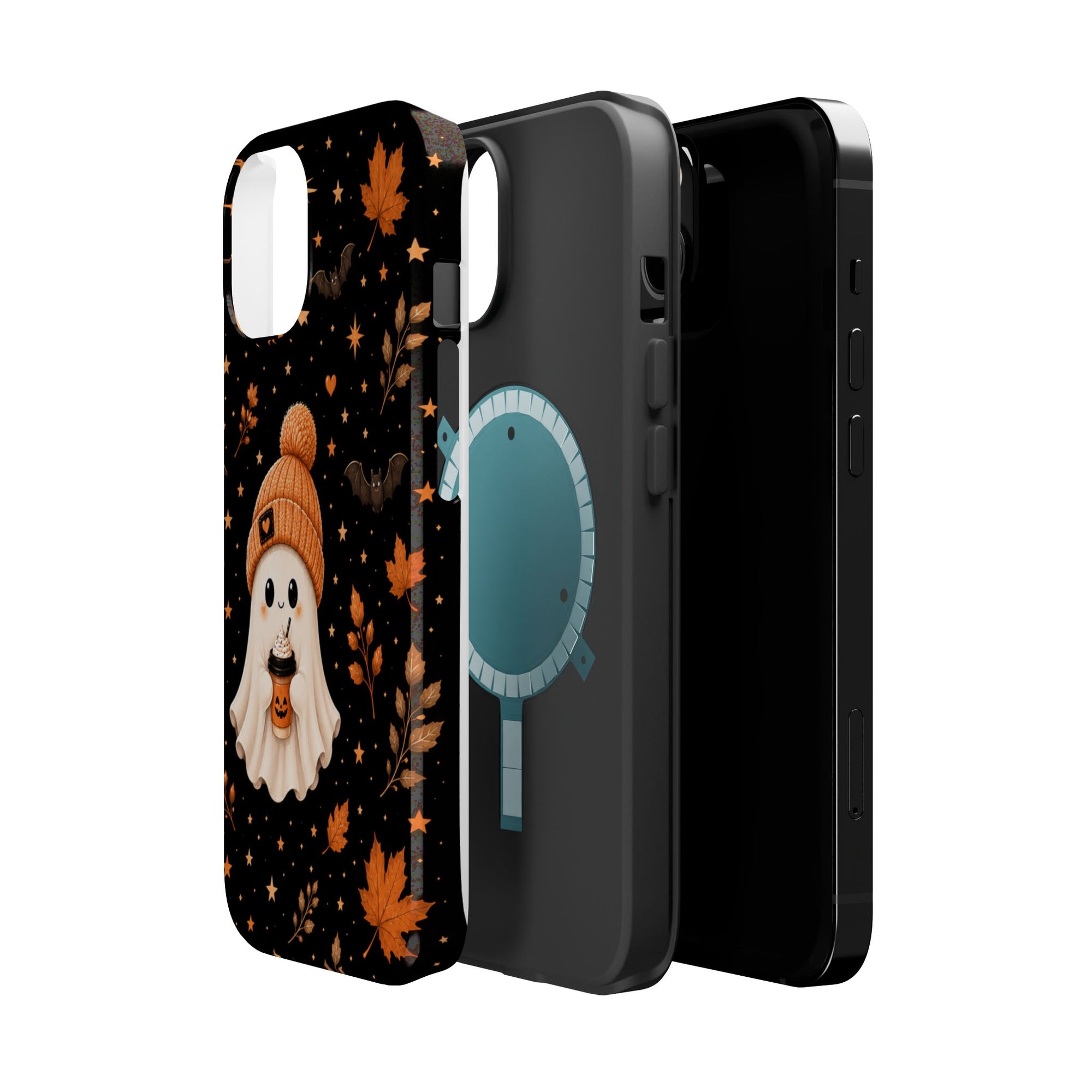 Cute Ghost Halloween Phone Case — Magnetic Impact-Resistant Fall iPhone Case