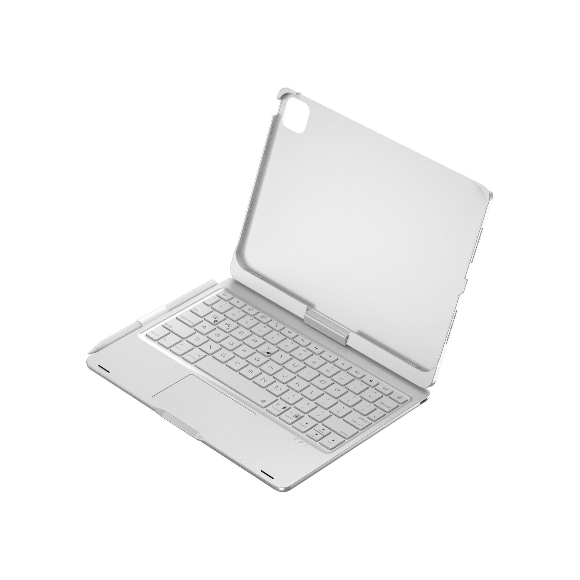 Premium Rotating Bluetooth Keyboard Case with Backlit Keys for iPad