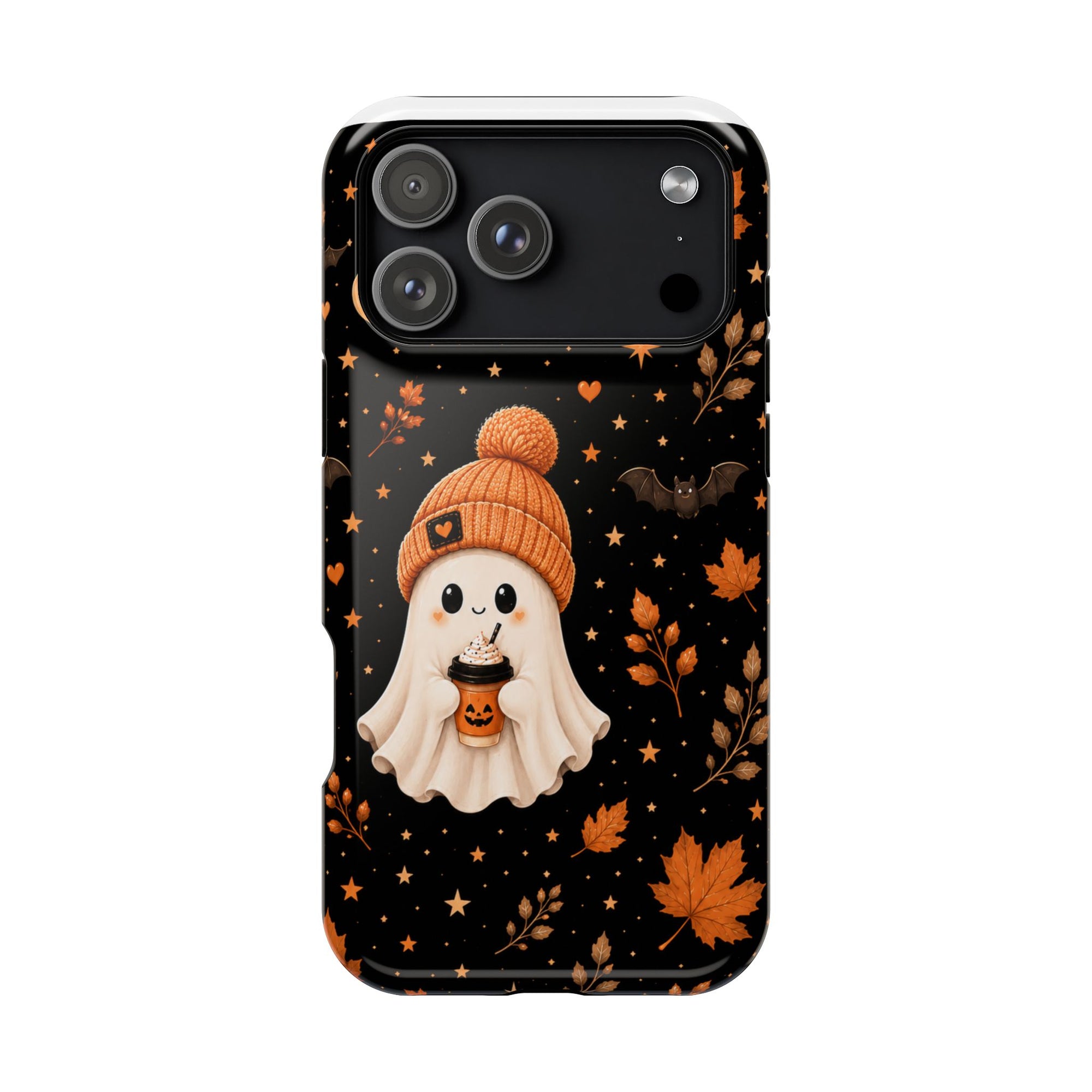 Cute Ghost Halloween Phone Case — Magnetic Impact-Resistant Fall iPhone Case