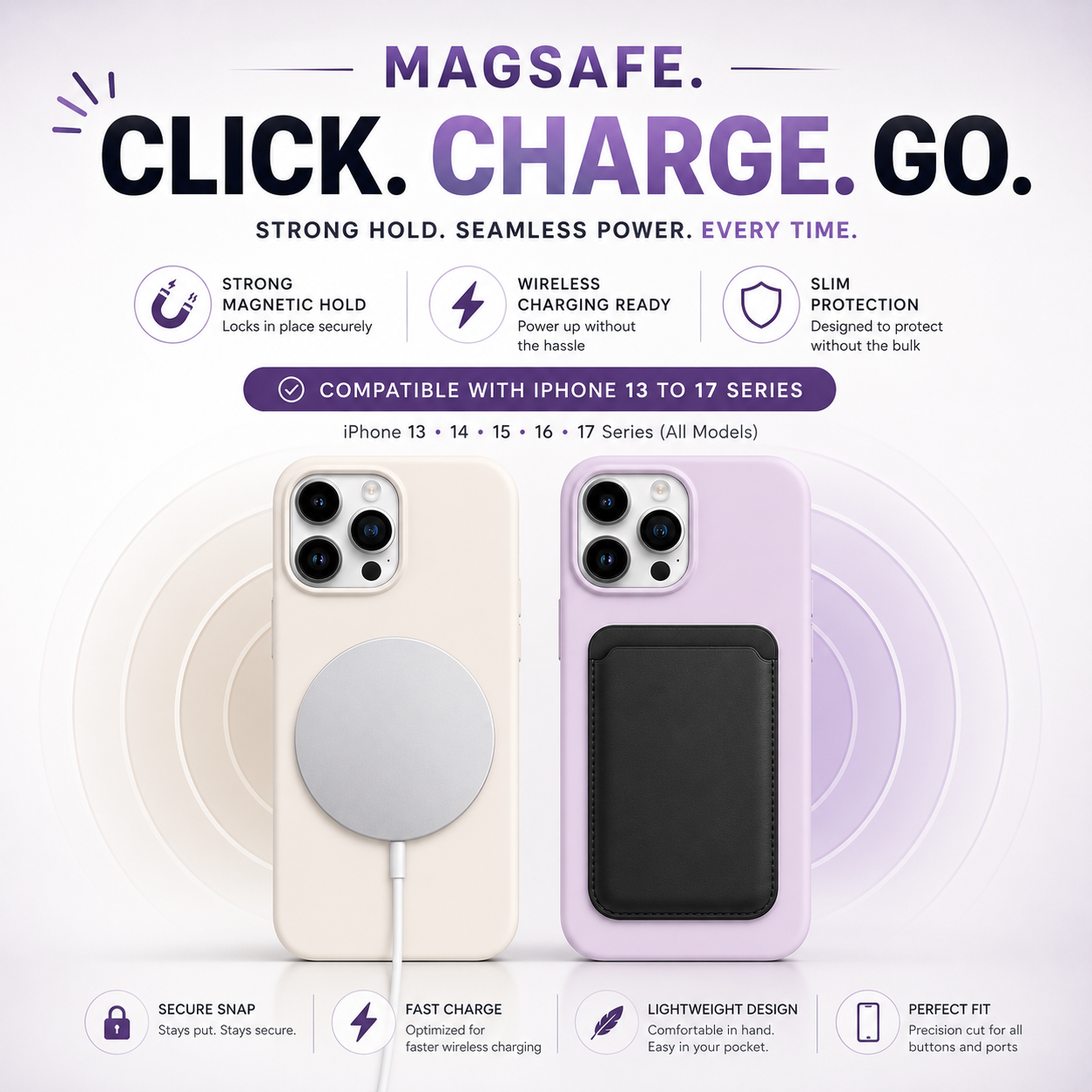 Soft-Touch MagSafe Silicone Case