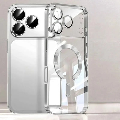 Premium MagSafe Plated Clear Case for iPhone 17 Pro Max