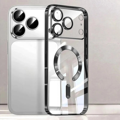 Premium MagSafe Plated Clear Case for iPhone 17 Pro Max